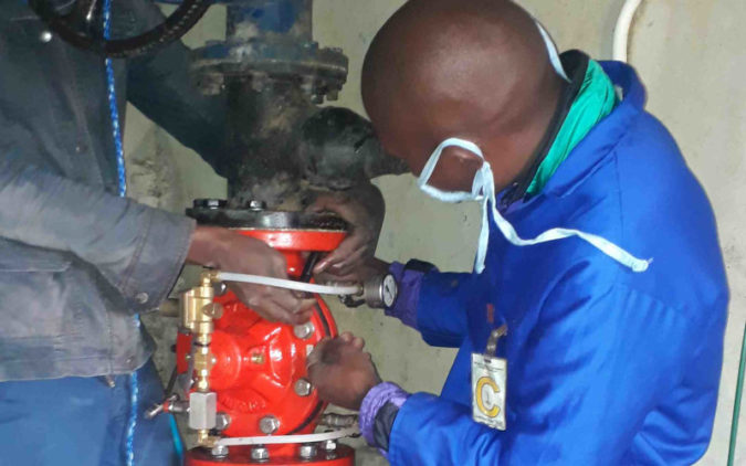valve installation