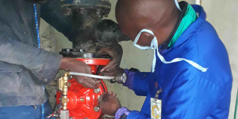 valve installation